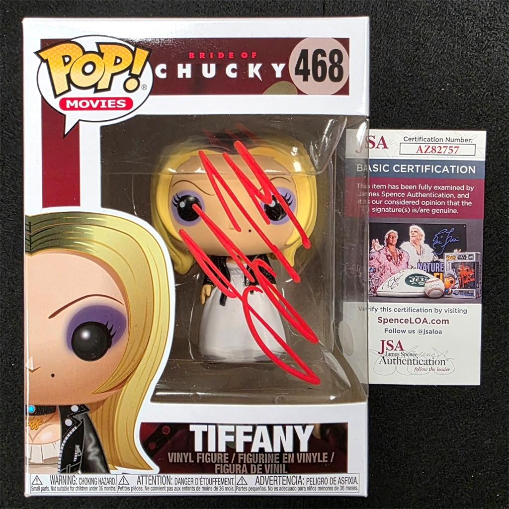 Jennifer Tilly signed Bride of Chucky Tiffany Funko Pop! 468 autograph JSA