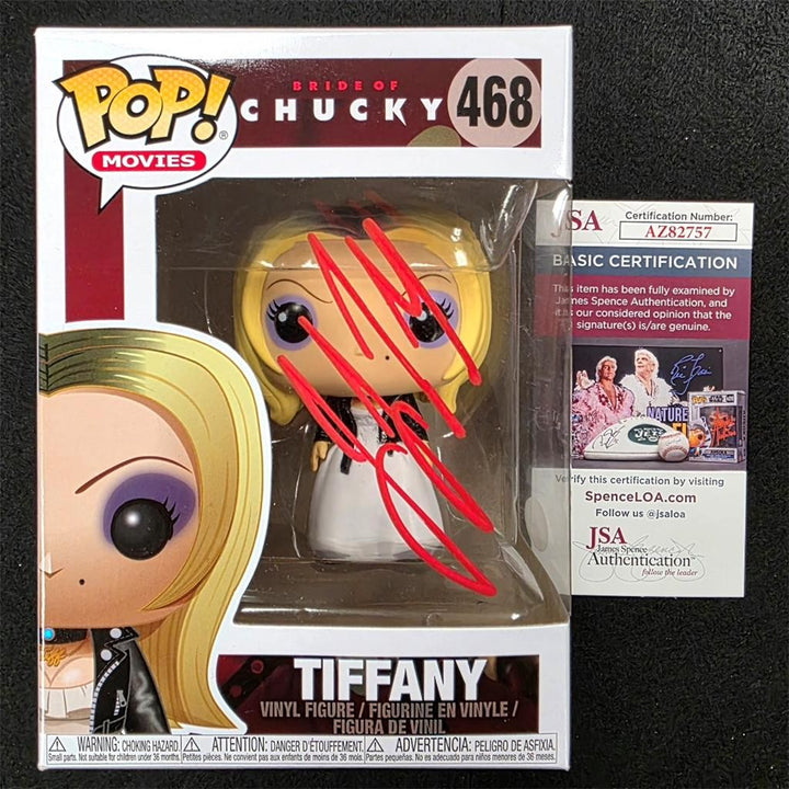 Jennifer Tilly signed Bride of Chucky Tiffany Funko Pop! 468 autograph JSA