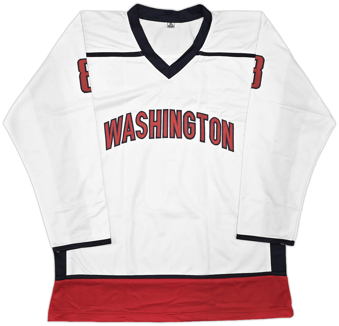 Washington Capitals Alex Ovechkin Signed White Jersey Beckett