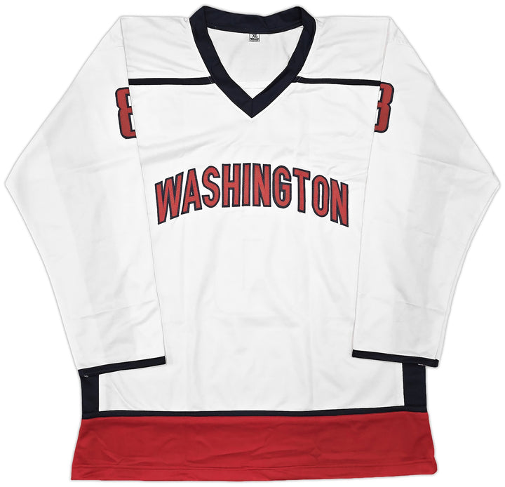 Washington Capitals Alex Ovechkin Signed White Jersey Beckett