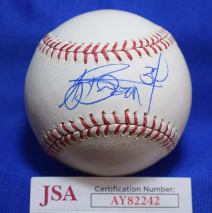 AJ Burnett JSA COA Autograph Major League Signed Baseball