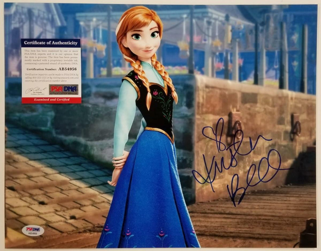 Kristen Bell signed Disney's Frozen Anna 11x14 Photo #2 Autograph ~ PSA COA