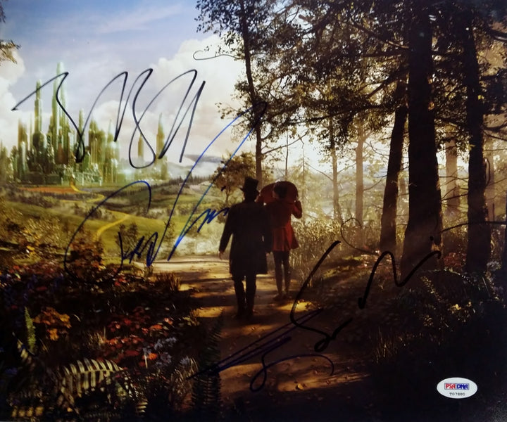 James Franco Bruce Campbell Braff OZ The Great And Powerful Signed Photo PSA