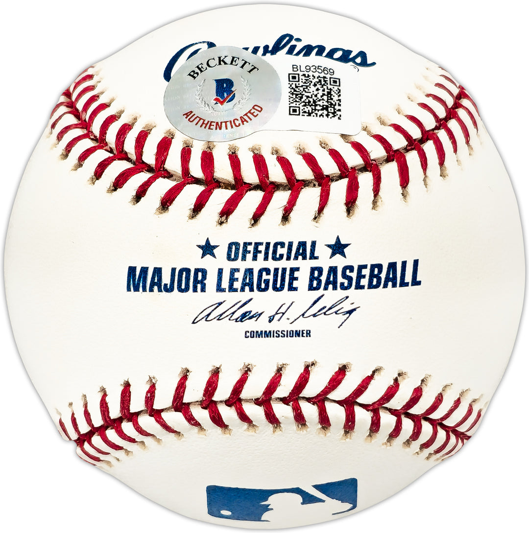 Boots Day Autographed Official MLB Baseball Montreal Expos Beckett QR #BL93569