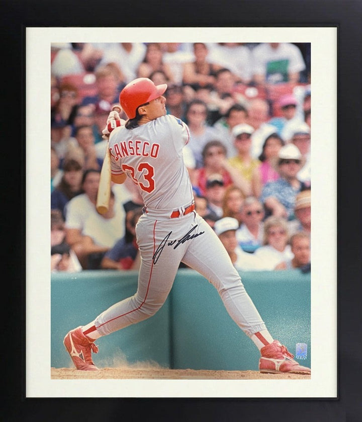 Jose Canseco signed Texas Rangers 16x20 Photo Framed- Canseco Hologram