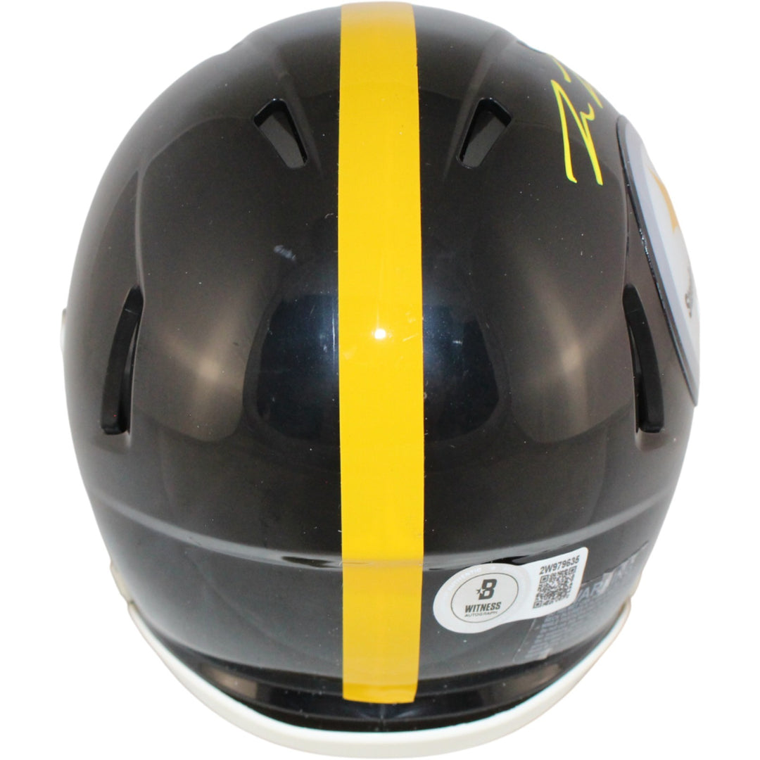 Pat Freiermuth Autographed Pittsburgh Steelers Mini Helmet MUTH Beckett W 53149