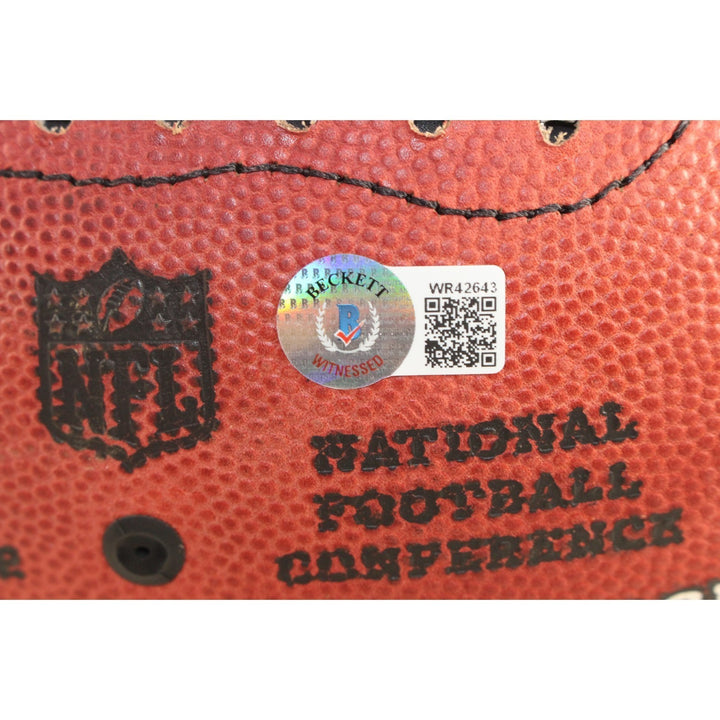 Riggins Rypien Williams Signed Washington Redskins Football AS IS Beckett 35611