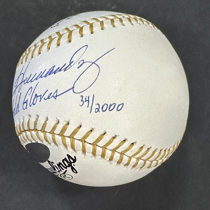 Keith Hernandez Signed Mlb Gold Glove Baseball 11 Gold Gloves Auto Mets Steiner