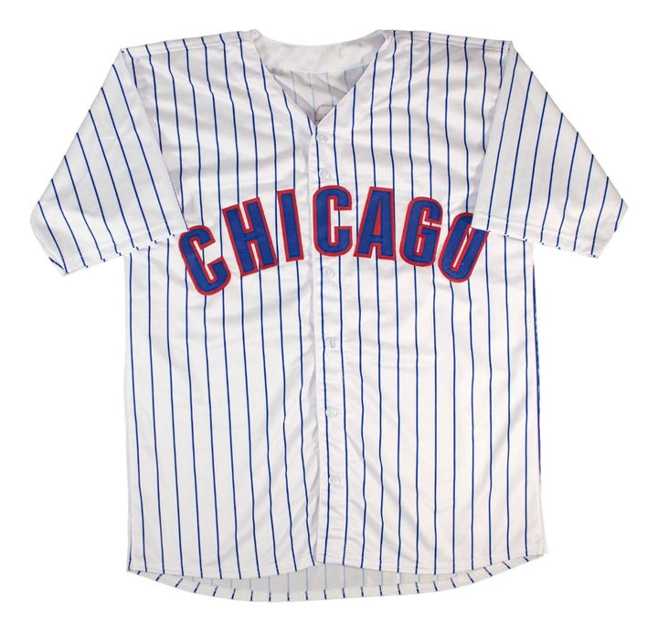 Michael Busch Chicago Signed White Baseball Jersey BAS