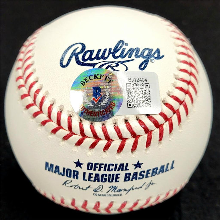 Trea Turner signed Official Rawlings MLB Baseball autograph Beckett BAS Holo