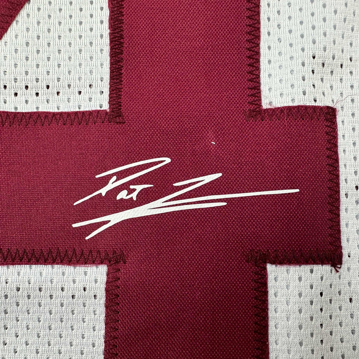 Facsimile Autographed Pat Tillman Arizona State White Reprint Jersey Men's XL