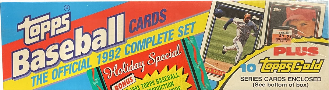 1992 Topps Baseball Card Complete Factory Sealed Holiday Set - 792 Cards/10 Gold