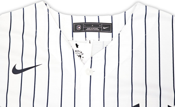 New York Yankees Anthony Volpe Signed White Nike Jersey Size L Fanatics Holo