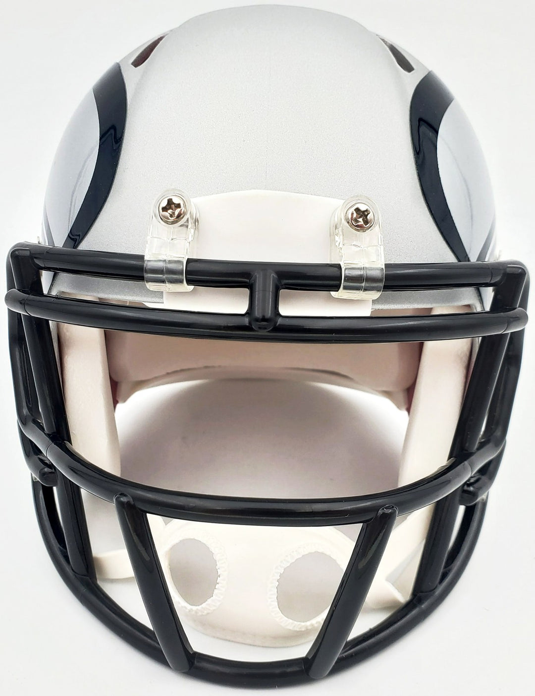 Russell Wilson Signed AMP Seattle Seahawks Speed Mini Helmet In Blue RW Holo