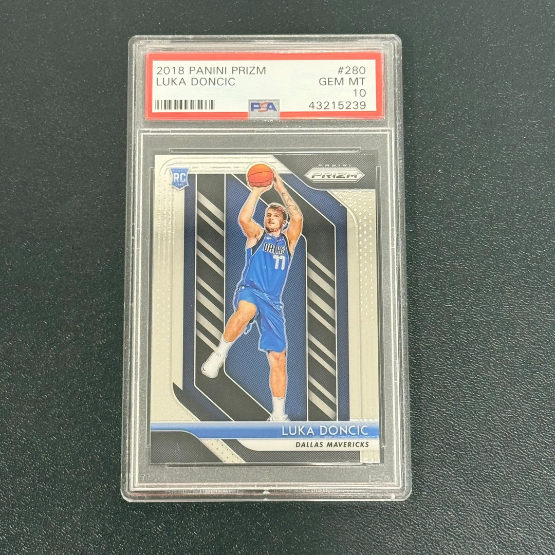 2018 Panini Prizm #280 Luka Doncic PSA 10 Dallas Mavericks