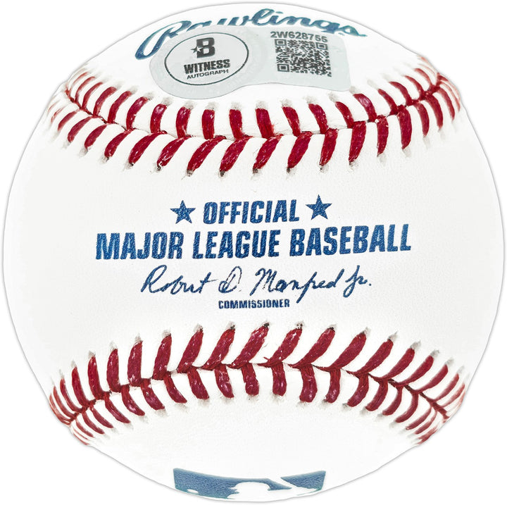 Manny Ramirez Signed Official MLB Baseball Red Sox Full Name Beckett Witness
