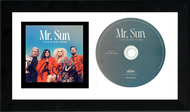 Little Big Town Band Signed 2022 Mr Sun Art Card/Album Cover/CD Framed- COA