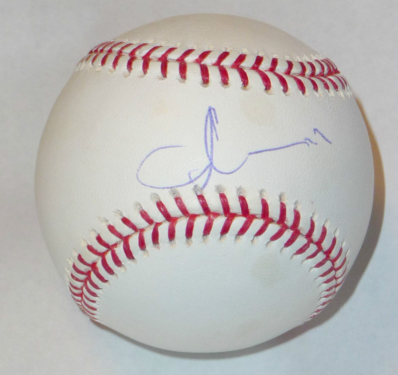 FERNANDO MARTINEZ SIGNED MLB BASEBALL NEW YORK YANKEES NY METS HOUSTON ASTROS