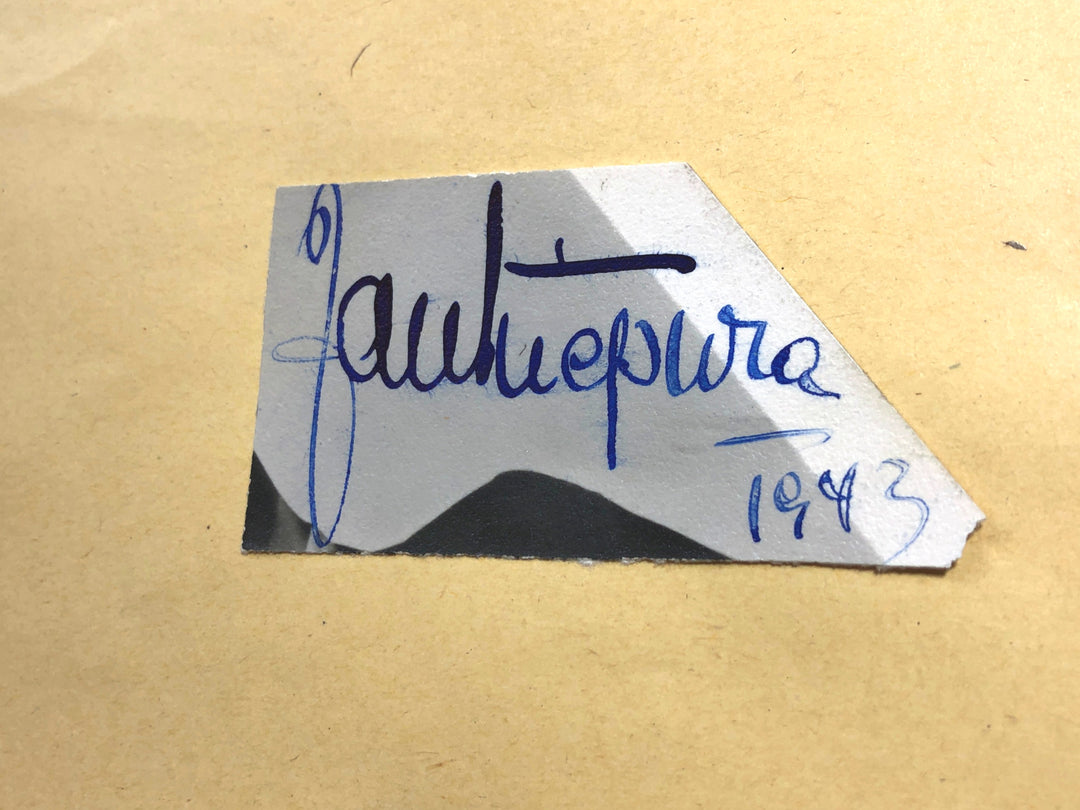 Jan Kiepura Hand Signed Album Page Cut JSA COA Autograph My Song For You Singer