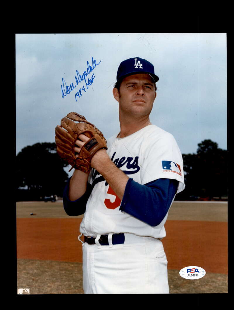 Don Drysdale HOF 84 PSA DNA Signed  8x10 Photo Autograph Dodgers