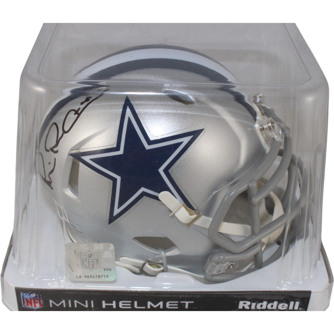 Michael Irvin Autographed/Signed Dallas Cowboys Mini Helmet Beckett 53631