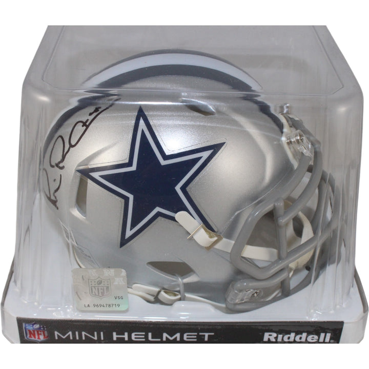 Michael Irvin Autographed/Signed Dallas Cowboys Mini Helmet Beckett 53631