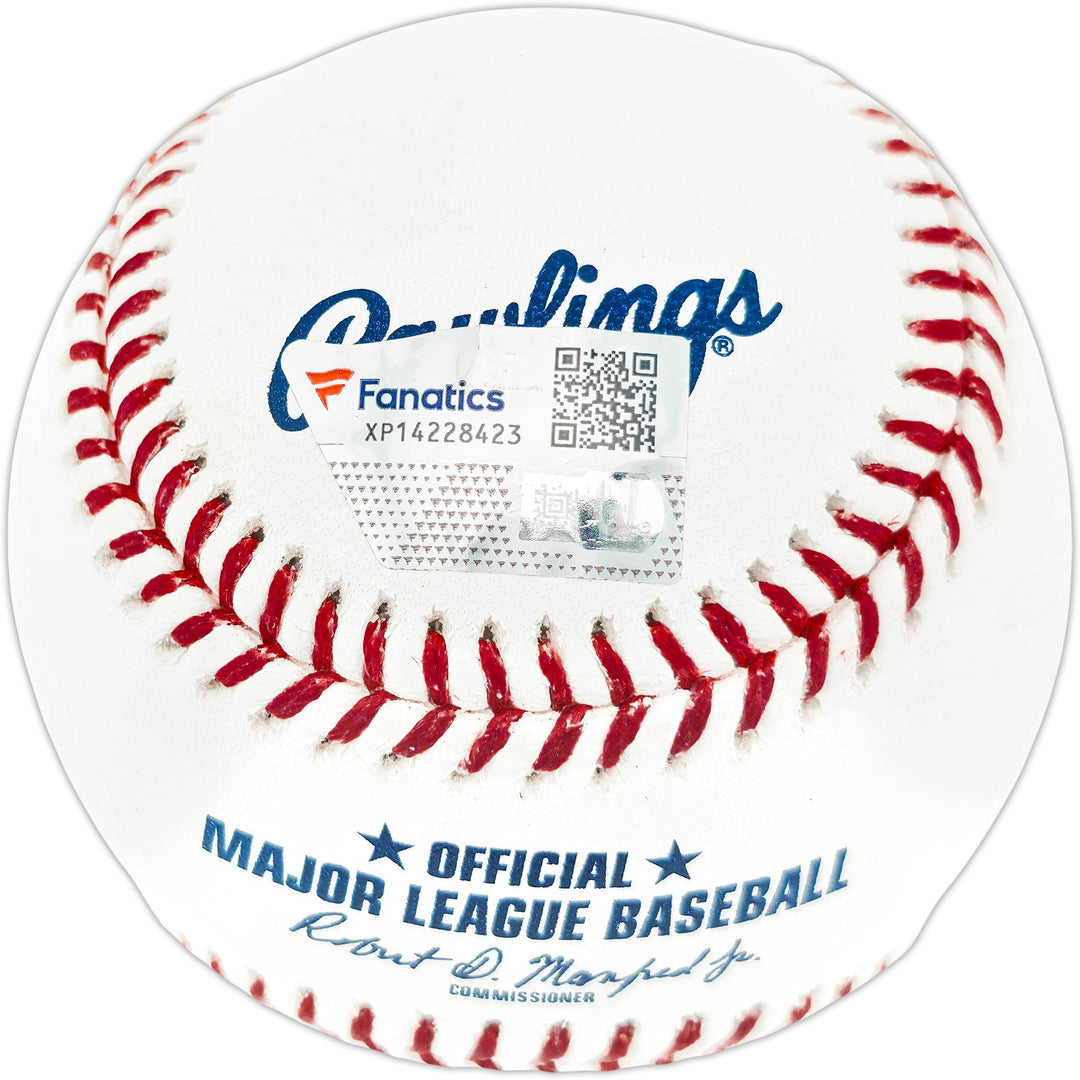 Ozzie Smith Signed MLB Baseball St. Louis Cardinals "HOF 02" Fanatics Holo