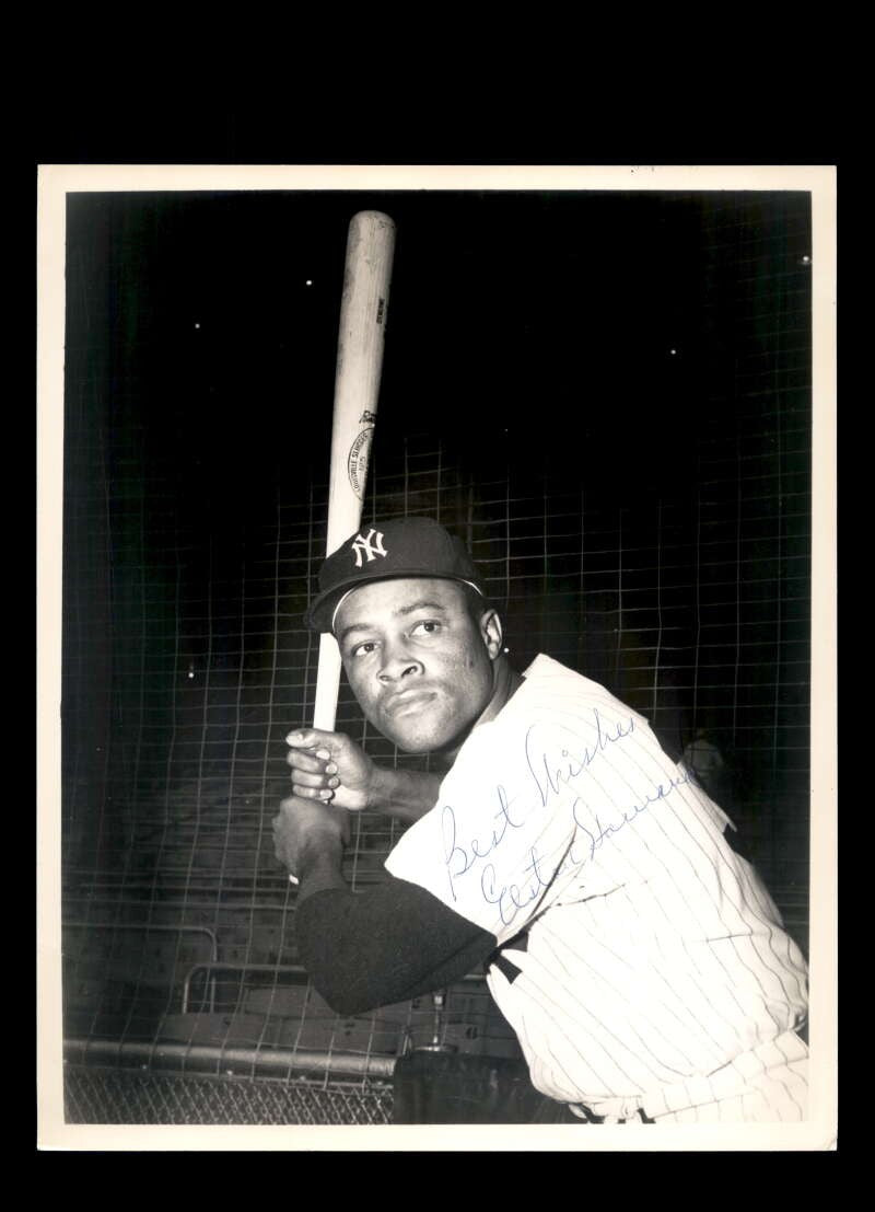 Elston Howard PSA DNA Signed 8x10 Photo Autograph Yankees