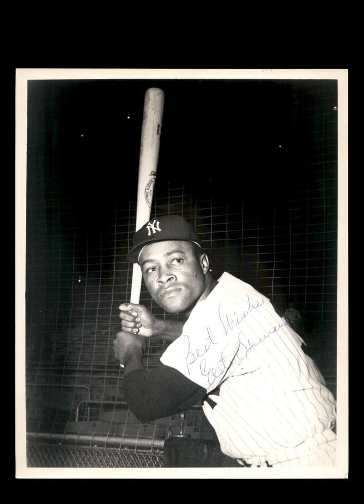 Elston Howard PSA DNA Signed 8x10 Photo Autograph Yankees