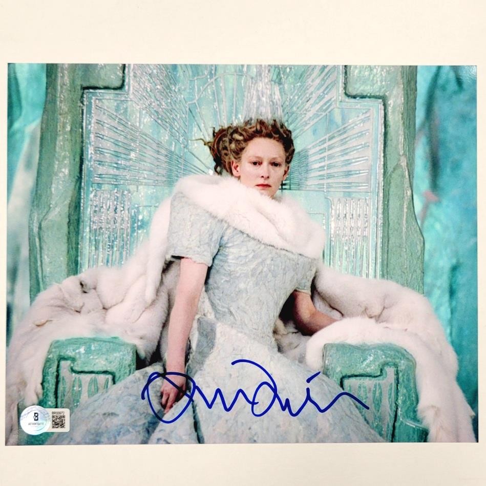 Tilda Swinton signed 8x10 photo Chronicles of Narnia autograph ~ Beckett BAS