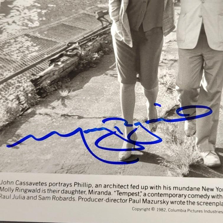 Molly Ringwald autograph signed Tempest 8x10 photo ~ Beckett BAS COA