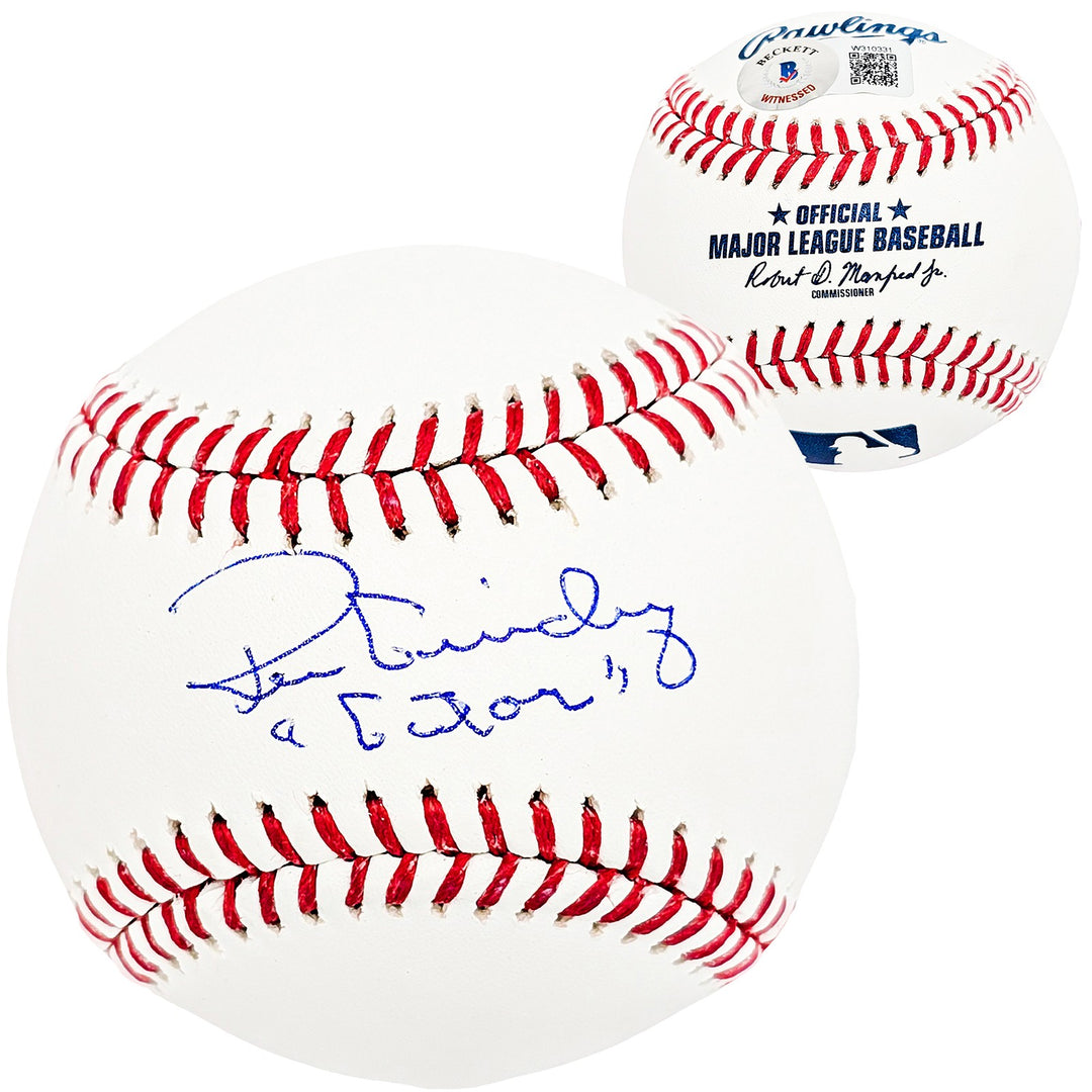 Ron Guidry Signed Official MLB Baseball New York Yankees "Gator" Beckett Witness