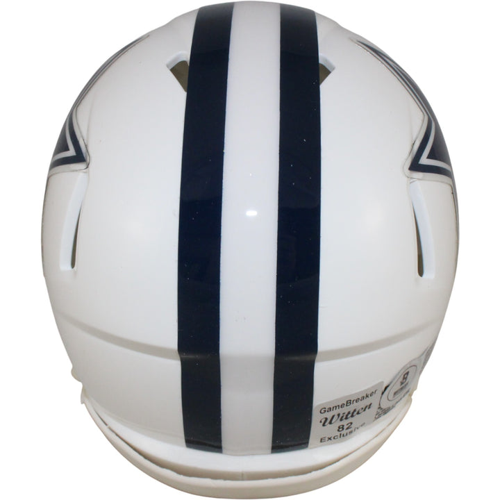 Jason Witten Autographed/Signed Dallas Cowboys 22 Alt Mini Helmet Beckett 53891