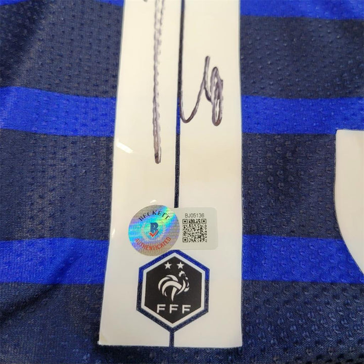 Karim Benzema signed France Jersey Size XL autograph Real Madrid ~ Beckett BAS