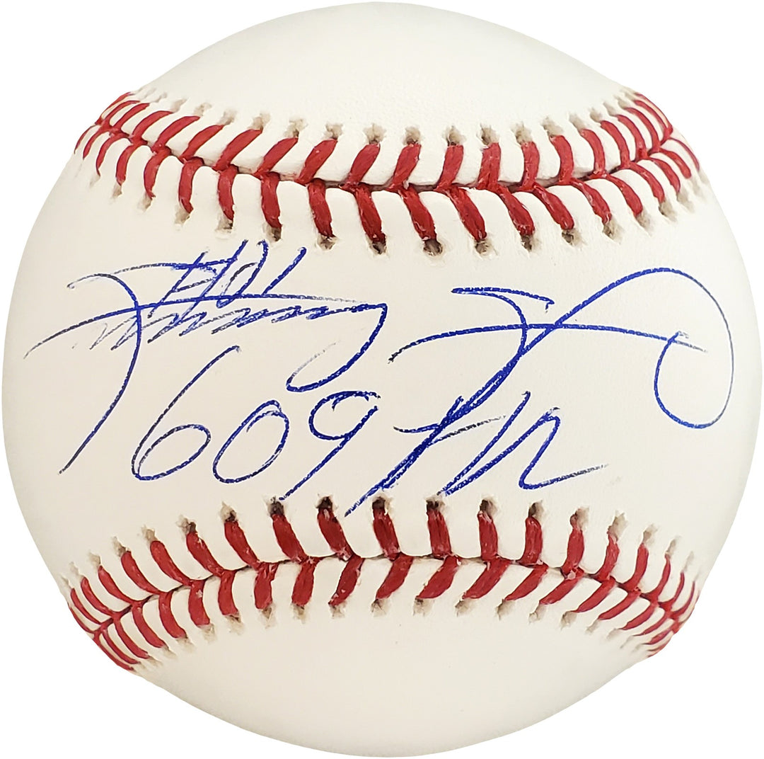 Sammy Sosa Signed Official MLB Baseball Chicago Cubs "609 HR" Beckett BAS