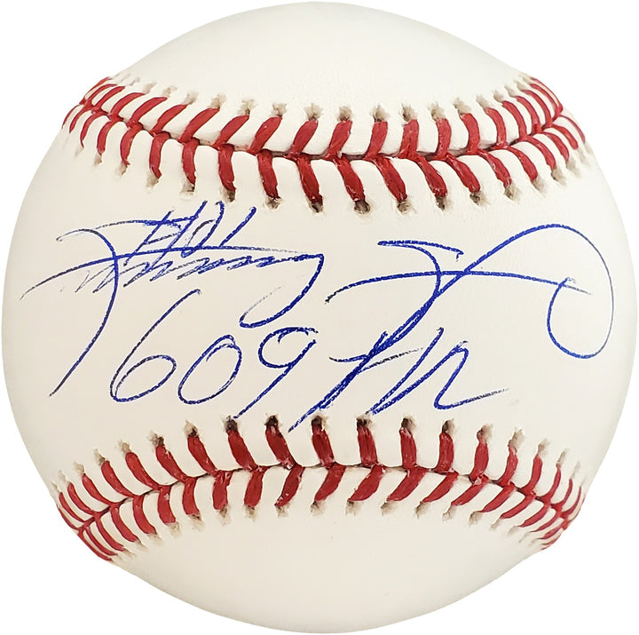 Sammy Sosa Signed Official MLB Baseball Chicago Cubs "609 HR" Beckett BAS