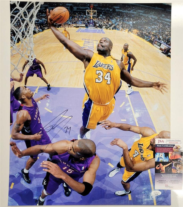 Shaquille O'Neal Shaq signed Lakers 16x20 photo autograph ~ JSA COA