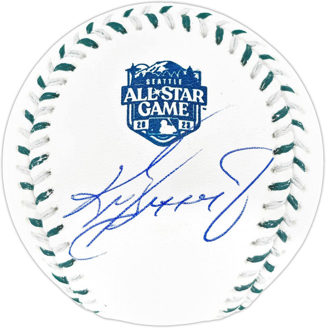 Ken Griffey Jr. Signed 2023 ASG Logo Game Baseball Mariners Beckett Wit