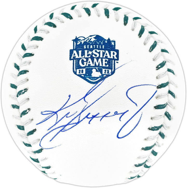Ken Griffey Jr. Signed 2023 ASG Logo Game Baseball Mariners Beckett Wit