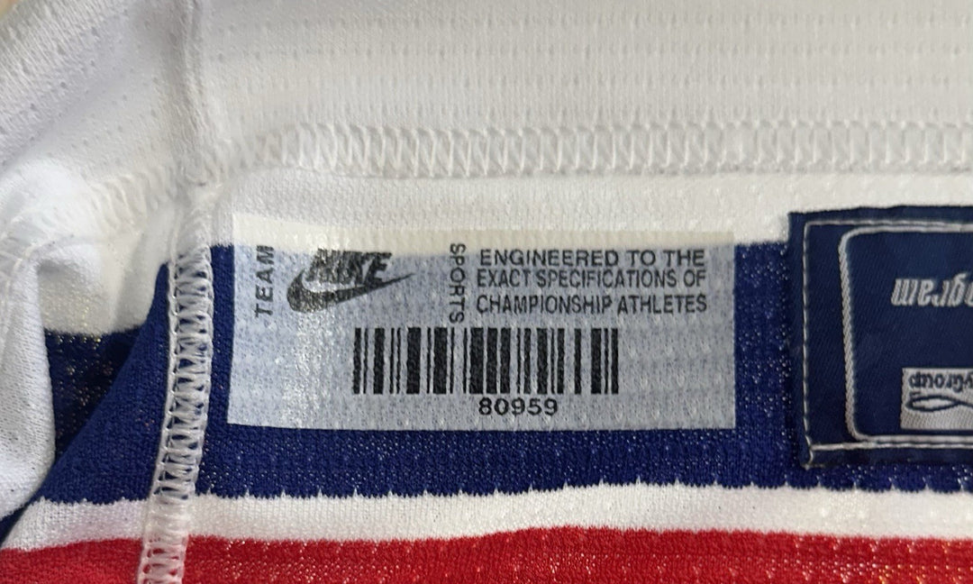 Derek Stepan Game Used Nike USA Hockey 2014 Olympics #12 Jersey Sochi Patch COA