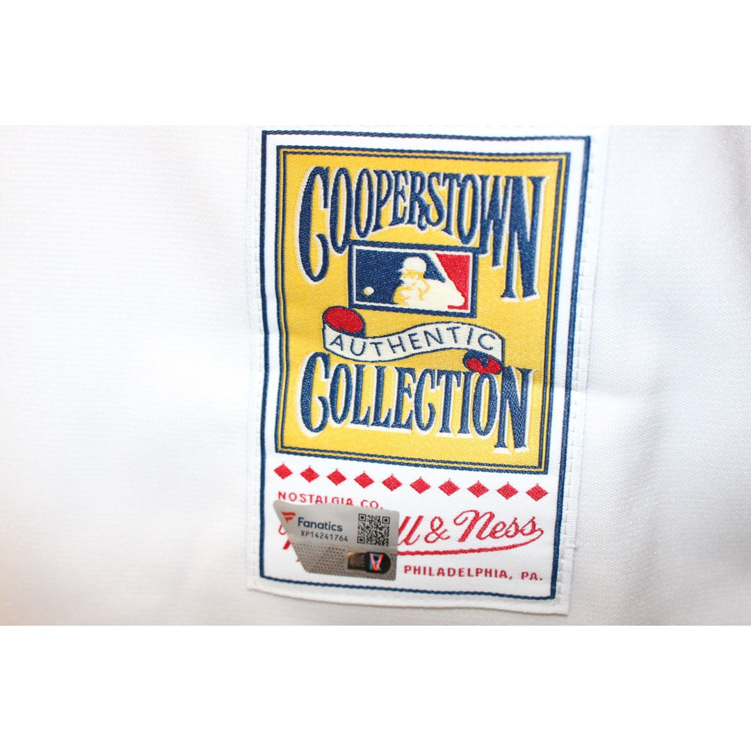 Chipper Jones Autographed Atlanta Braves M&N TB sz 48 Jersey HOF Fanatics 51839