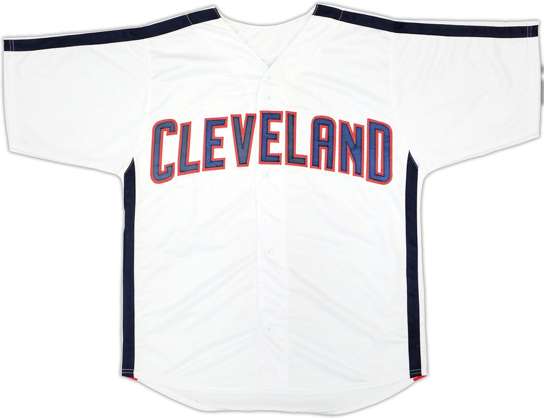 Major League Charlie Sheen Corbin Bernsen & Tom Berenger Auto White Jersey BAS