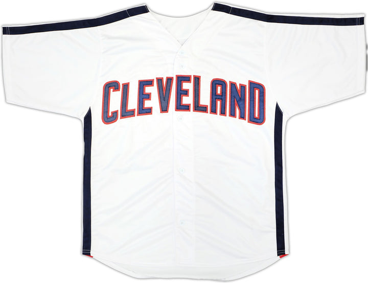 Major League Charlie Sheen Corbin Bernsen & Tom Berenger Auto White Jersey BAS