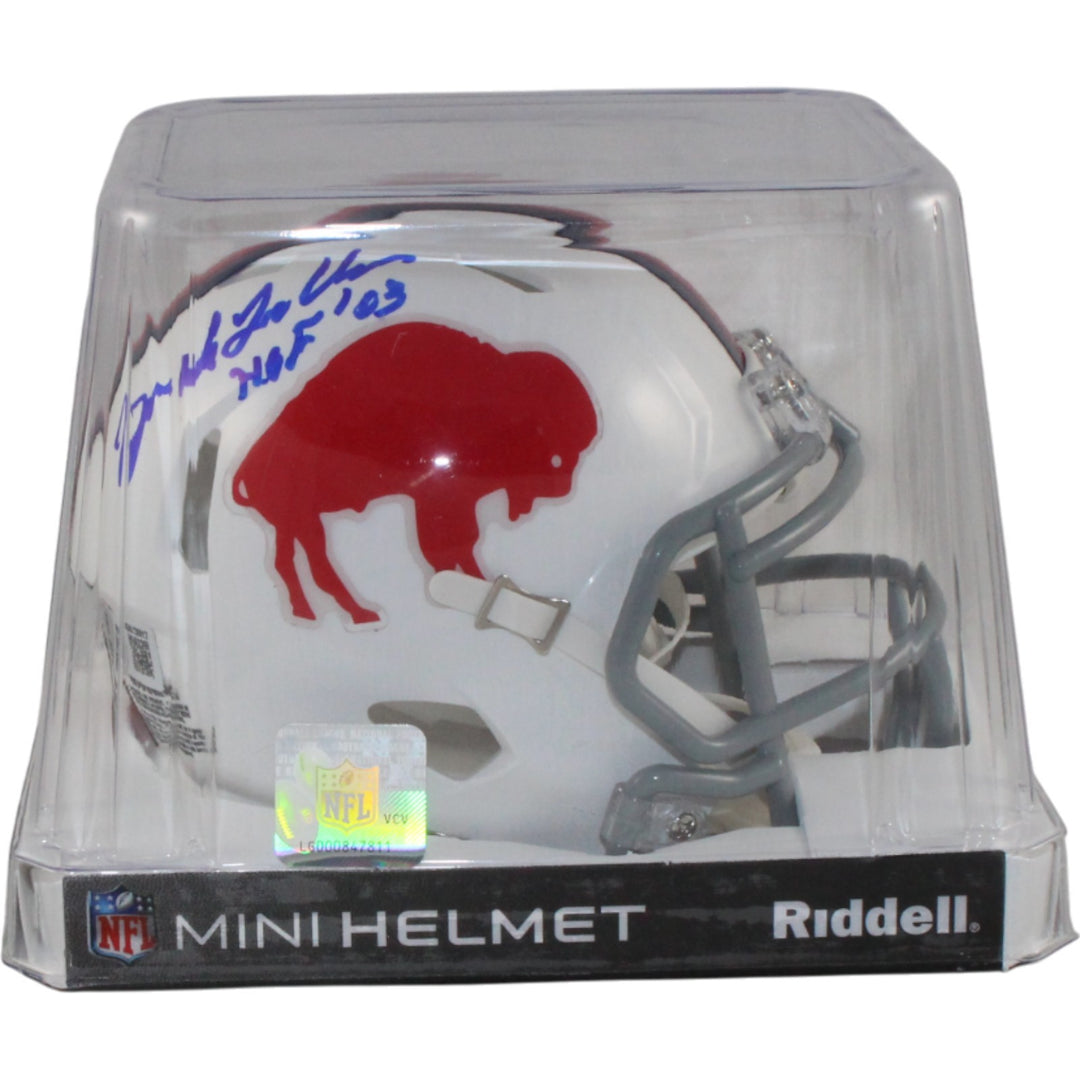 Joe Delamielleure Autographed Buffalo Bills TB Mini Helmet Beckett Witness 54745