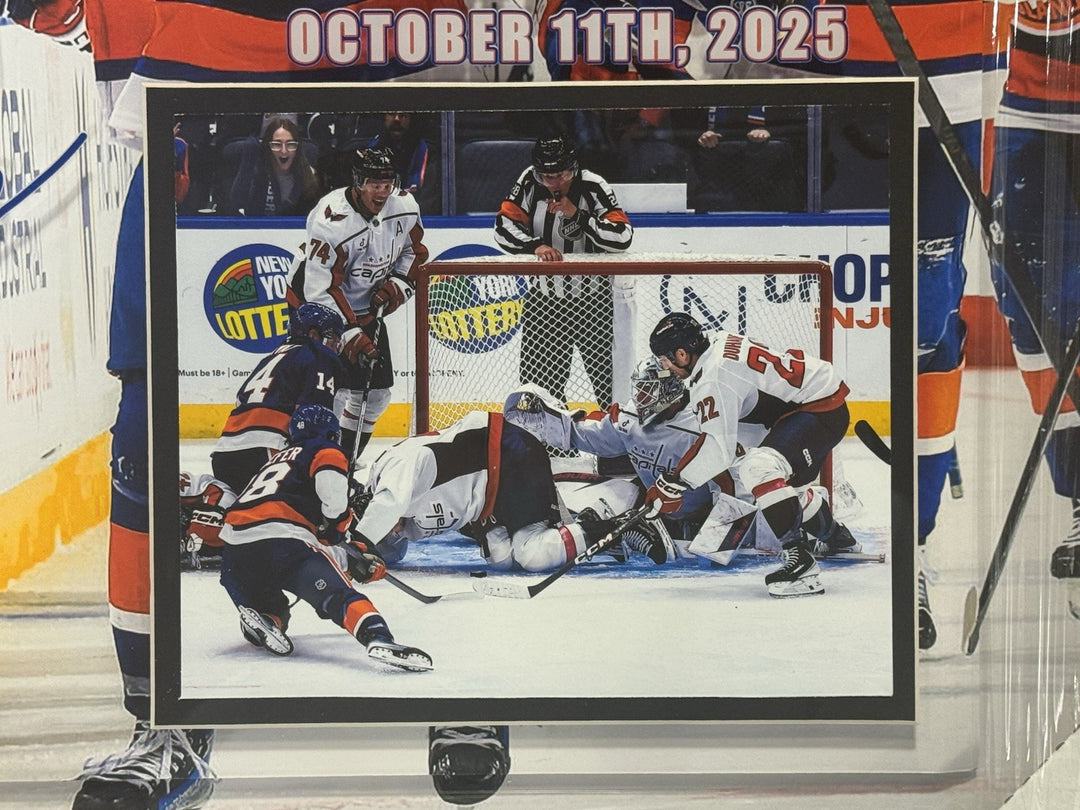 Matthew Schaefer Ny Islanders # 1 Pick Framed 3D Photo 22x22 First NHL Goal
