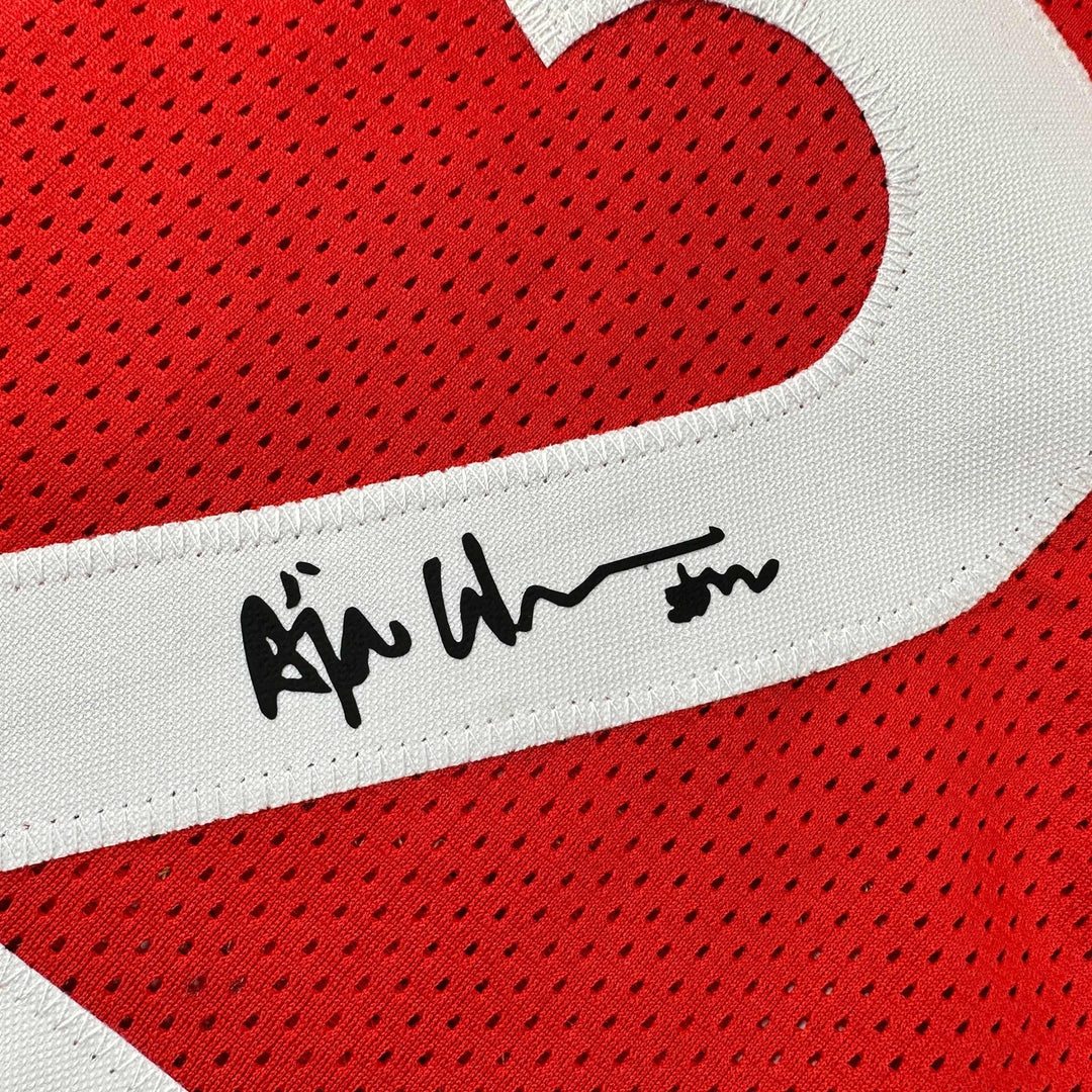 Facsimile Autographed A'ja Wilson Las Vegas Red Reprint Jersey Size Men's XL