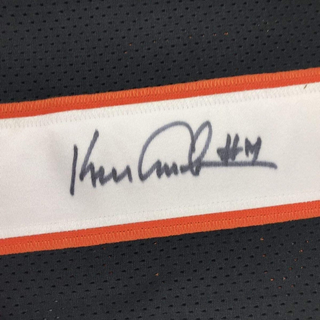 FRAMED Signed KEN ANDERSON 35x39 Cincinnati Black Jersey JSA COA