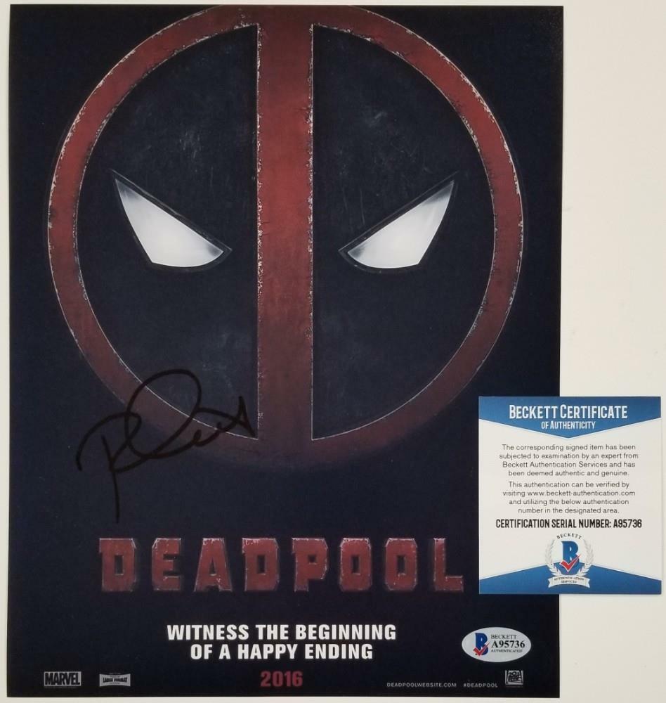 Writer Paul Wernick signed Deadpool 8x10 Photo #7 Autograph ~ Beckett BAS COA