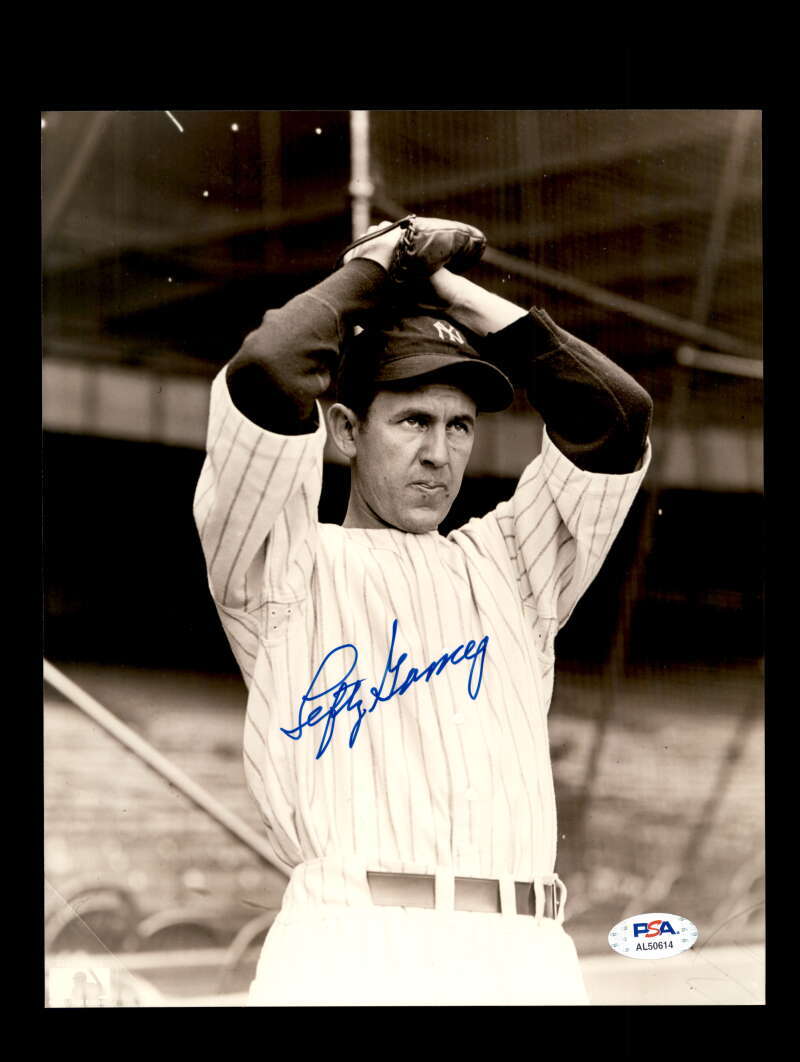 Lefty Gomez PSA DNA Signed  8x10 Photo Autograph Yankees