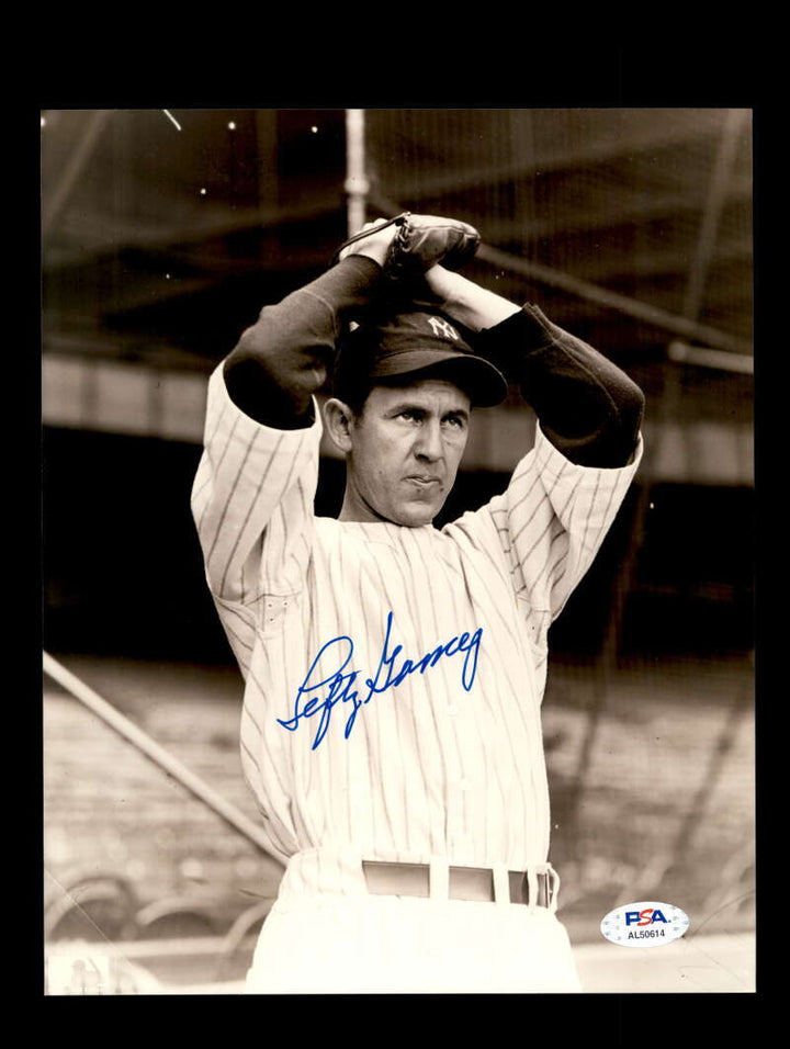 Lefty Gomez PSA DNA Signed  8x10 Photo Autograph Yankees